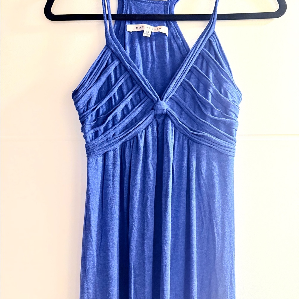 Max Studio Royal Blue Sleeveless Dress, great condition